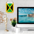 Jamaica Rearview Mirror Flag - CaribeHeart Jamaica